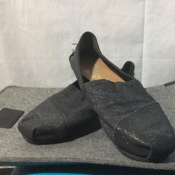 Toms Shoes - Toms Women’s, Alpargata Shimmer Slip on Shoes SZ 8